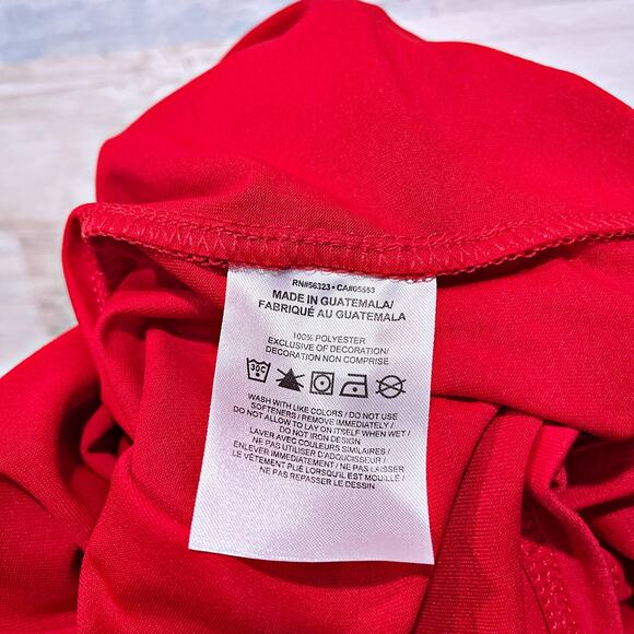 Windy City Bulls NBA G League Nike Dri Fit Mesh Tee Red Black Mens Small - Picture 7 of 7